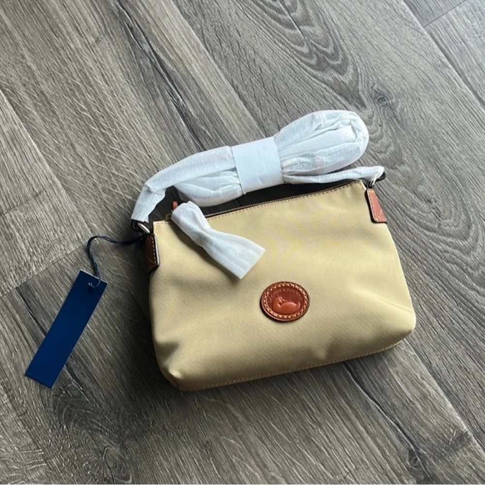 NWT Dooney & Bourke Khaki Crossbody Pouchette